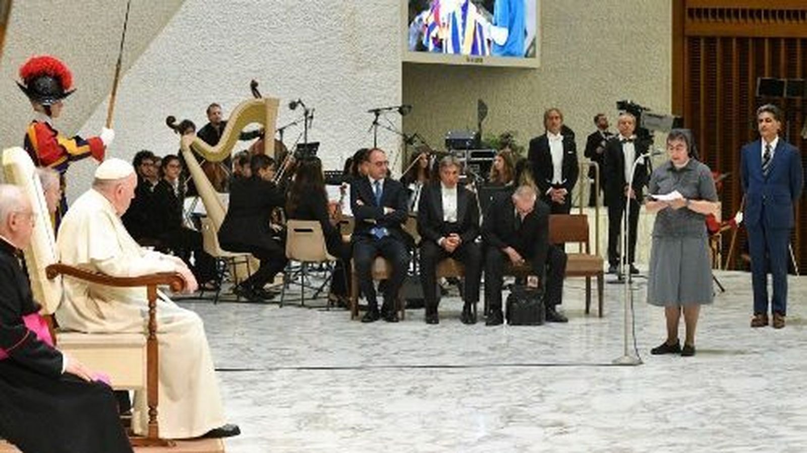 El Papa, con Deloitte Global