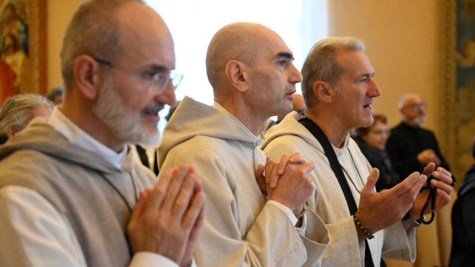 Ermitaños, con el Papa