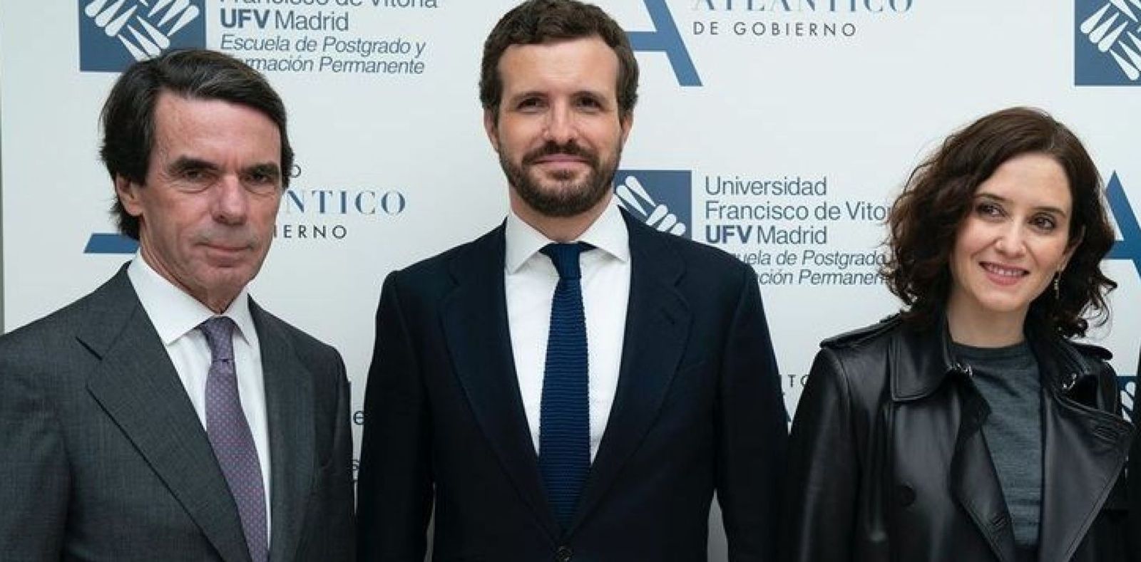 Aznar, Casado y Ayuso