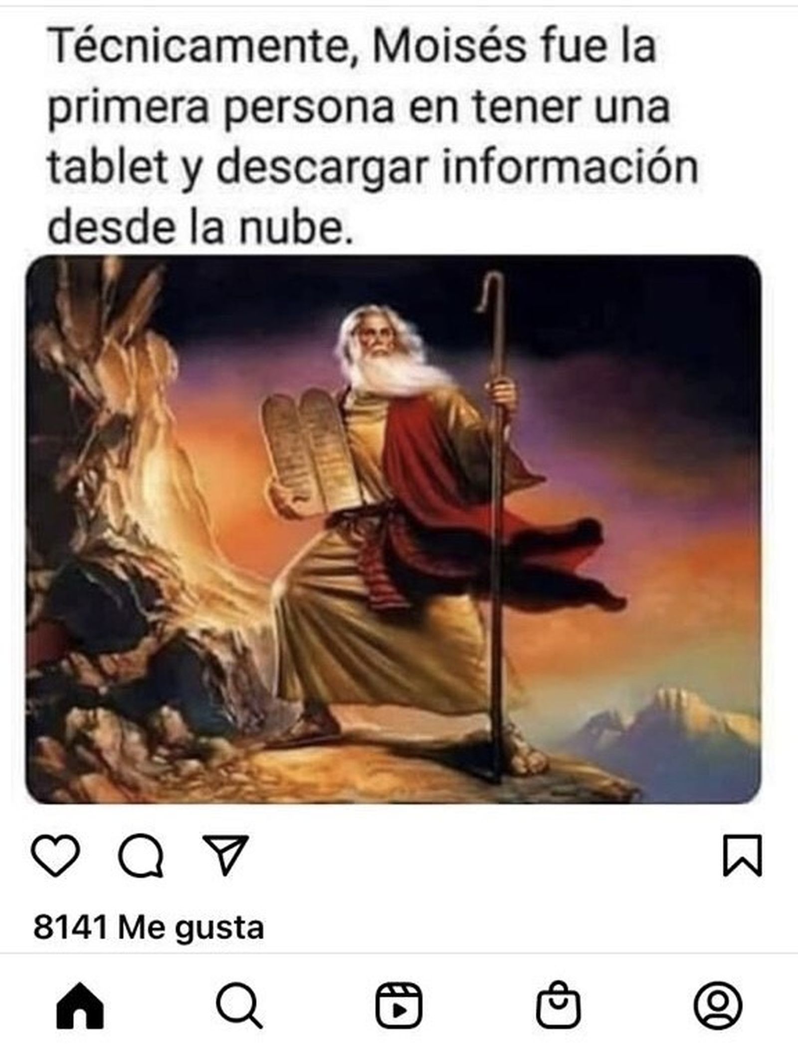 Moisés, el primer informático