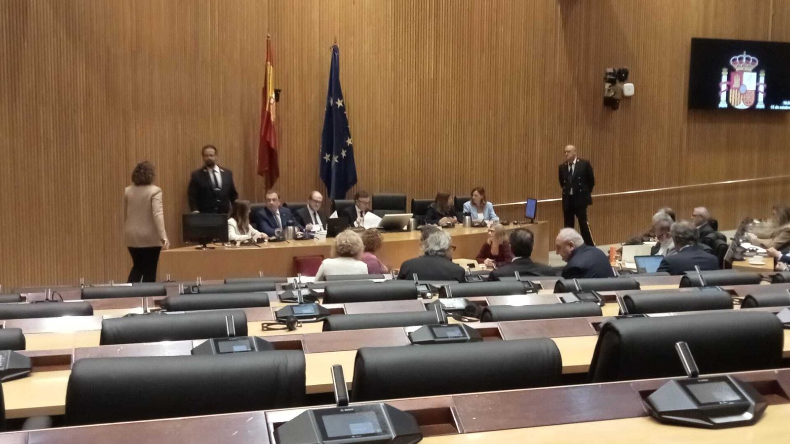 El Defensor del Pueblo, Ángel Gabilondo, durante su comparecencia