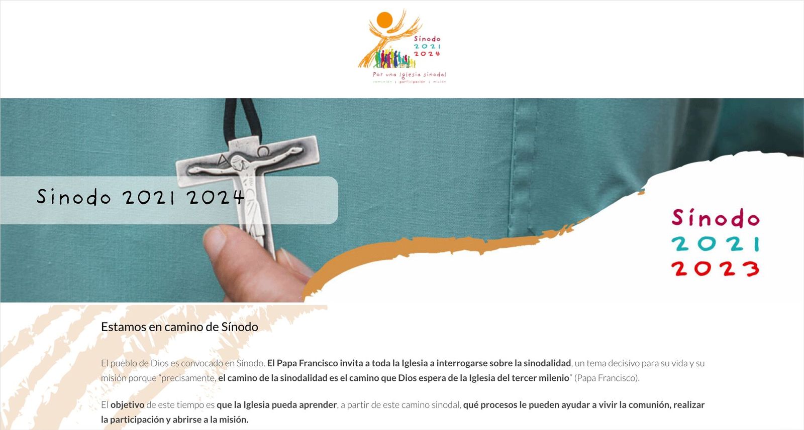 Web de la CEE dedicada al Sínodo de la Sinodalidad