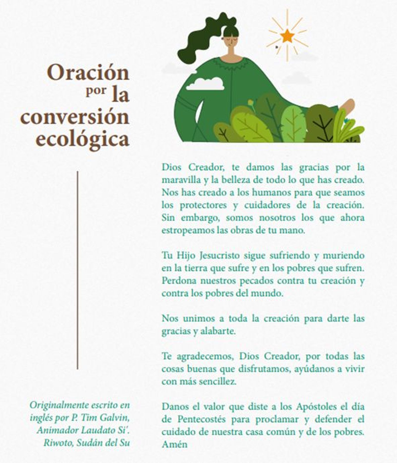 oracion ecologica