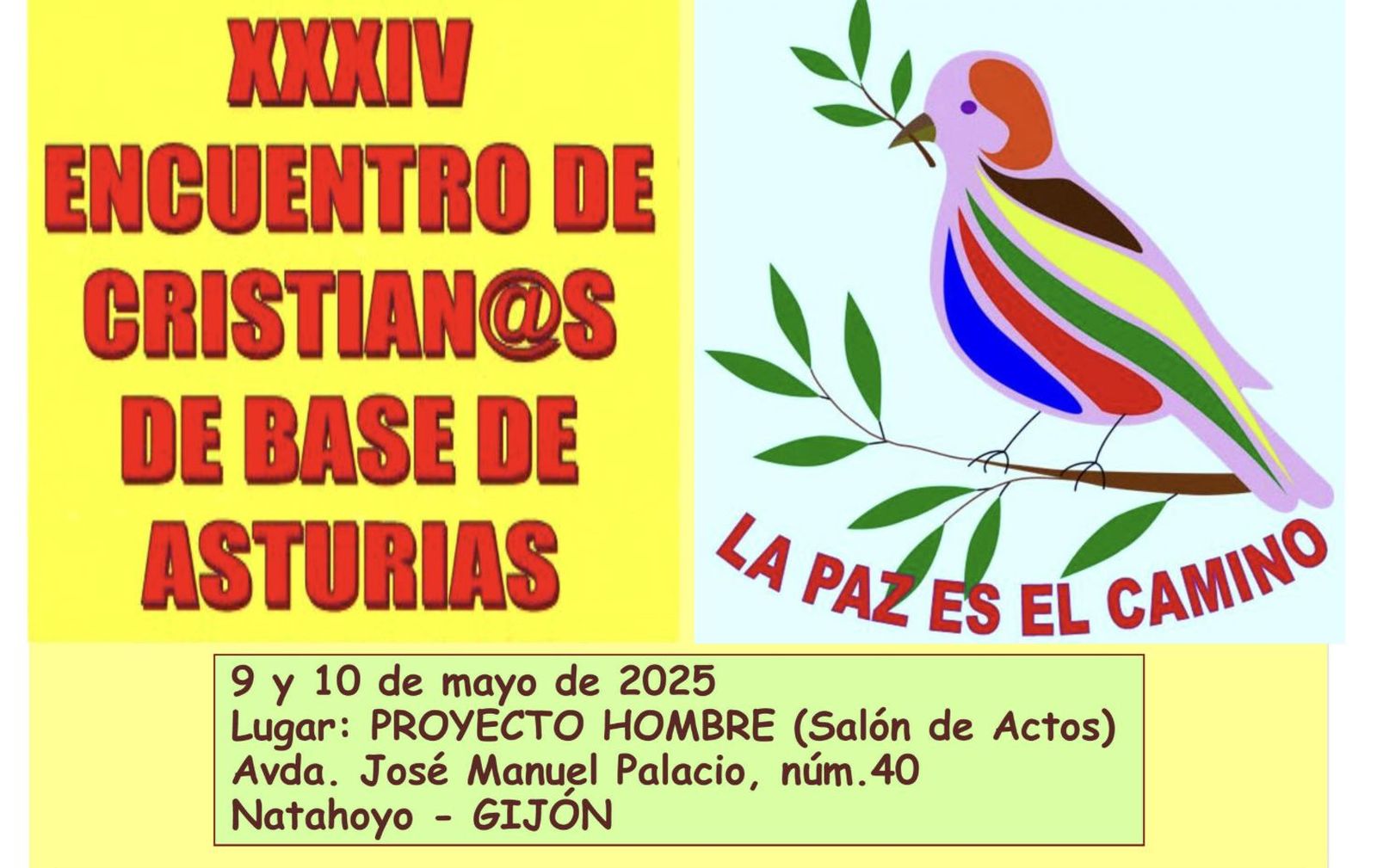 Encuentro en Gijón de las Comunidades de Cristian@s de Base de Asturias