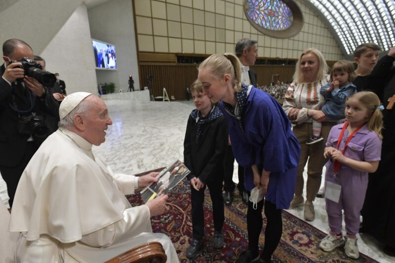 El Papa, con los fieles eslovacos