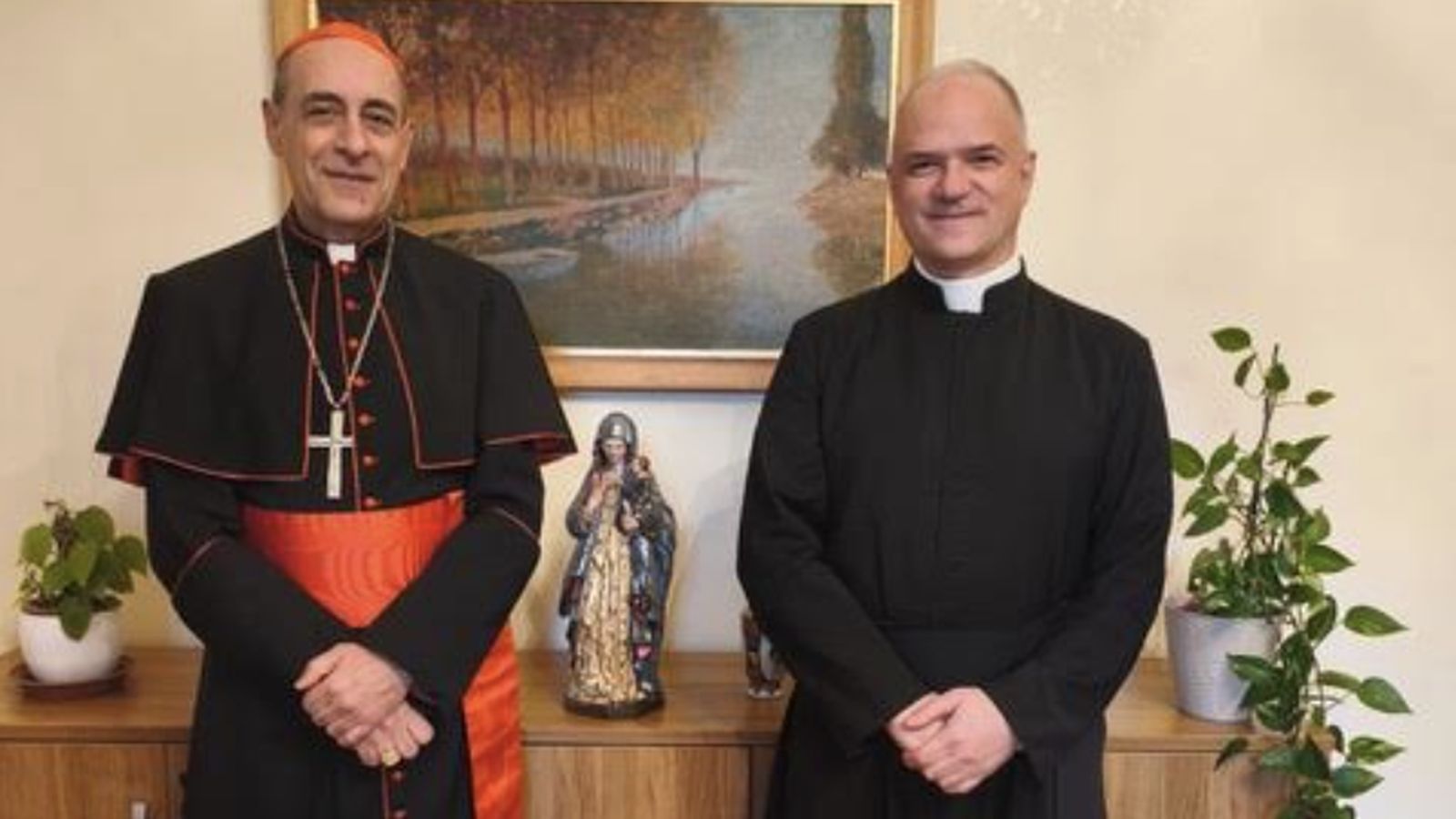 Tucho Fernández y el superior general de los lefebvrianos