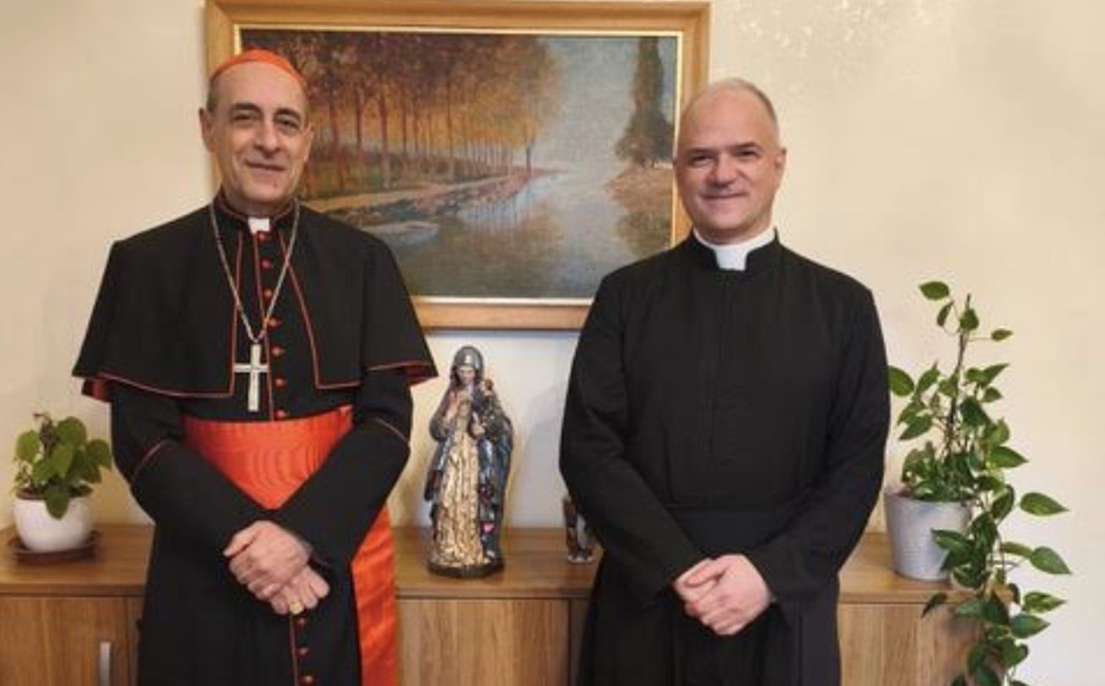 Tucho Fernández y el superior general de los lefebvrianos