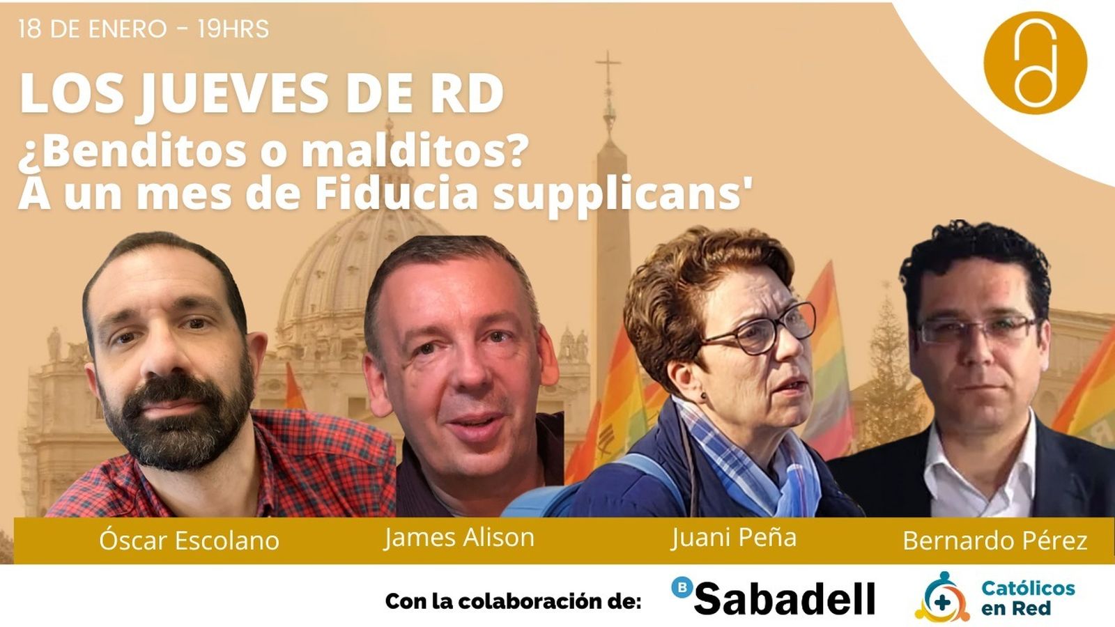 Jueves RD: '¿Benditos o malditos? A un mes de Fiducia supplicans'