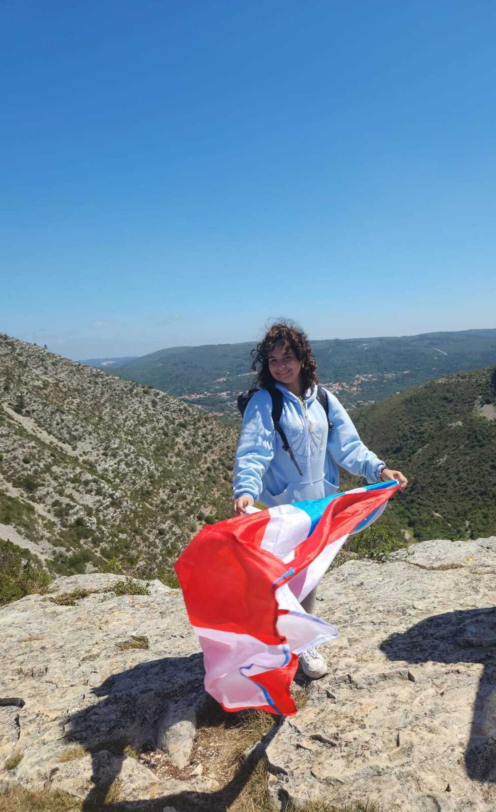 Joven caribeña en la JMJ