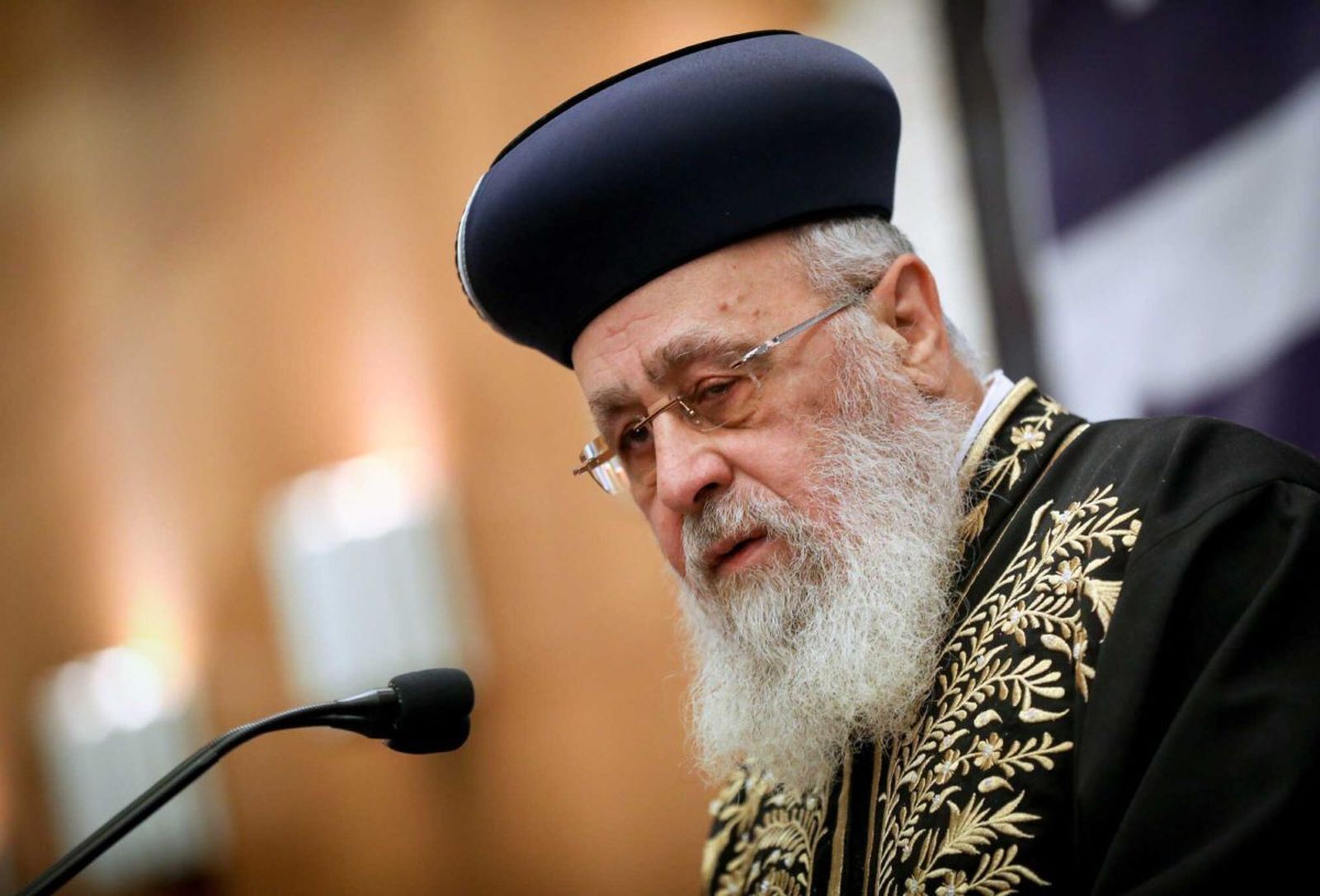 El rabino sefardí de Israel