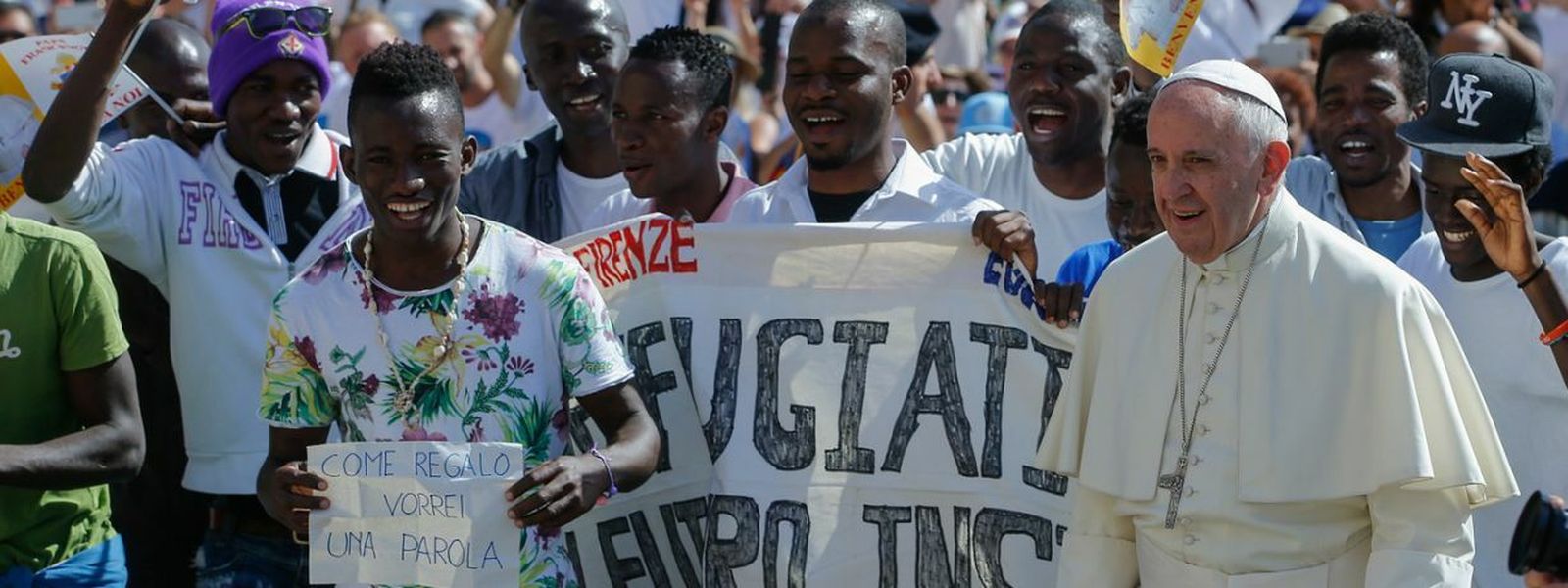 Refugiados con el Papa