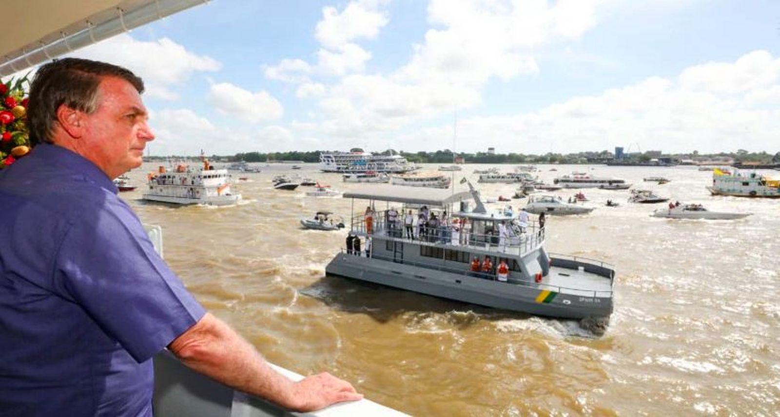 Bolsonaro, en la procesión del Cirio