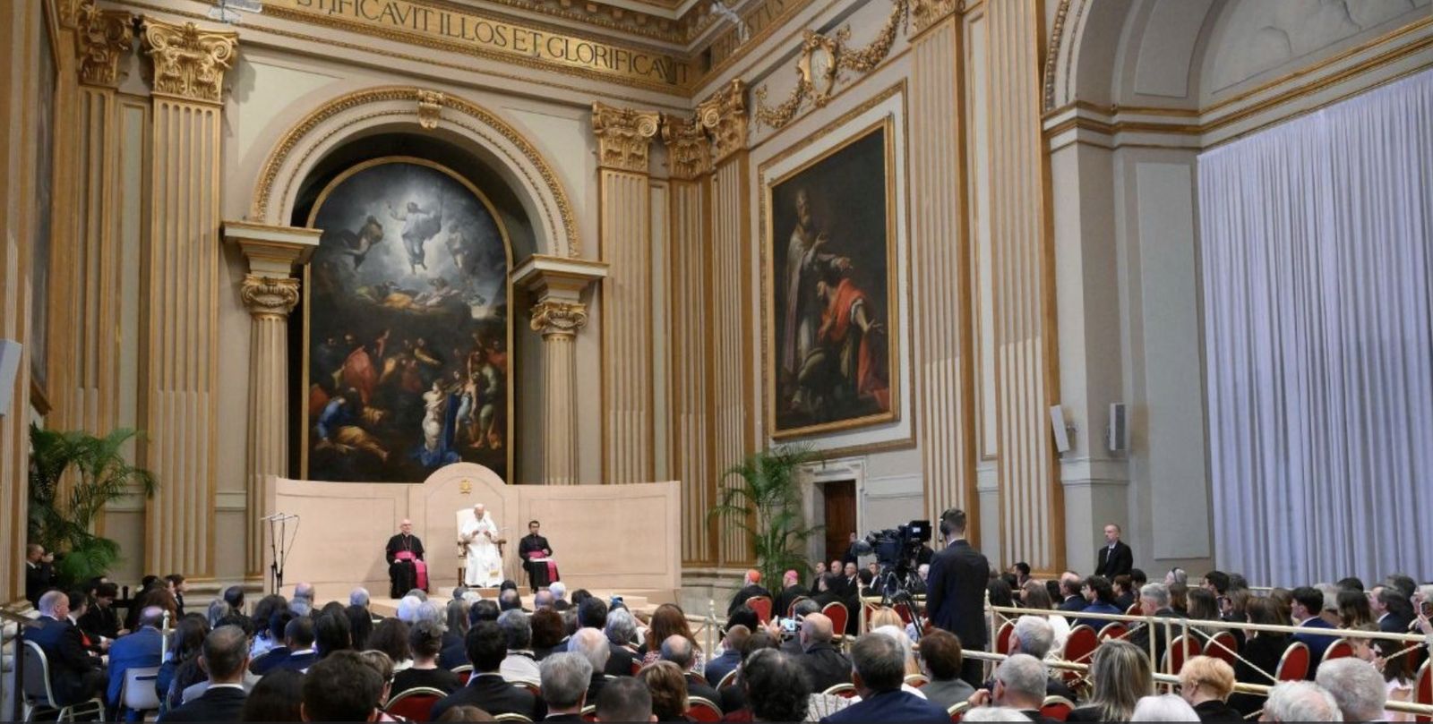 El Papa con Villa Nazaret