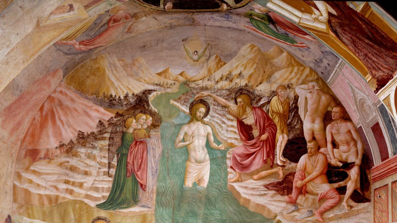 El bautismo de Jesús. Tommaso Masolino da Panicale