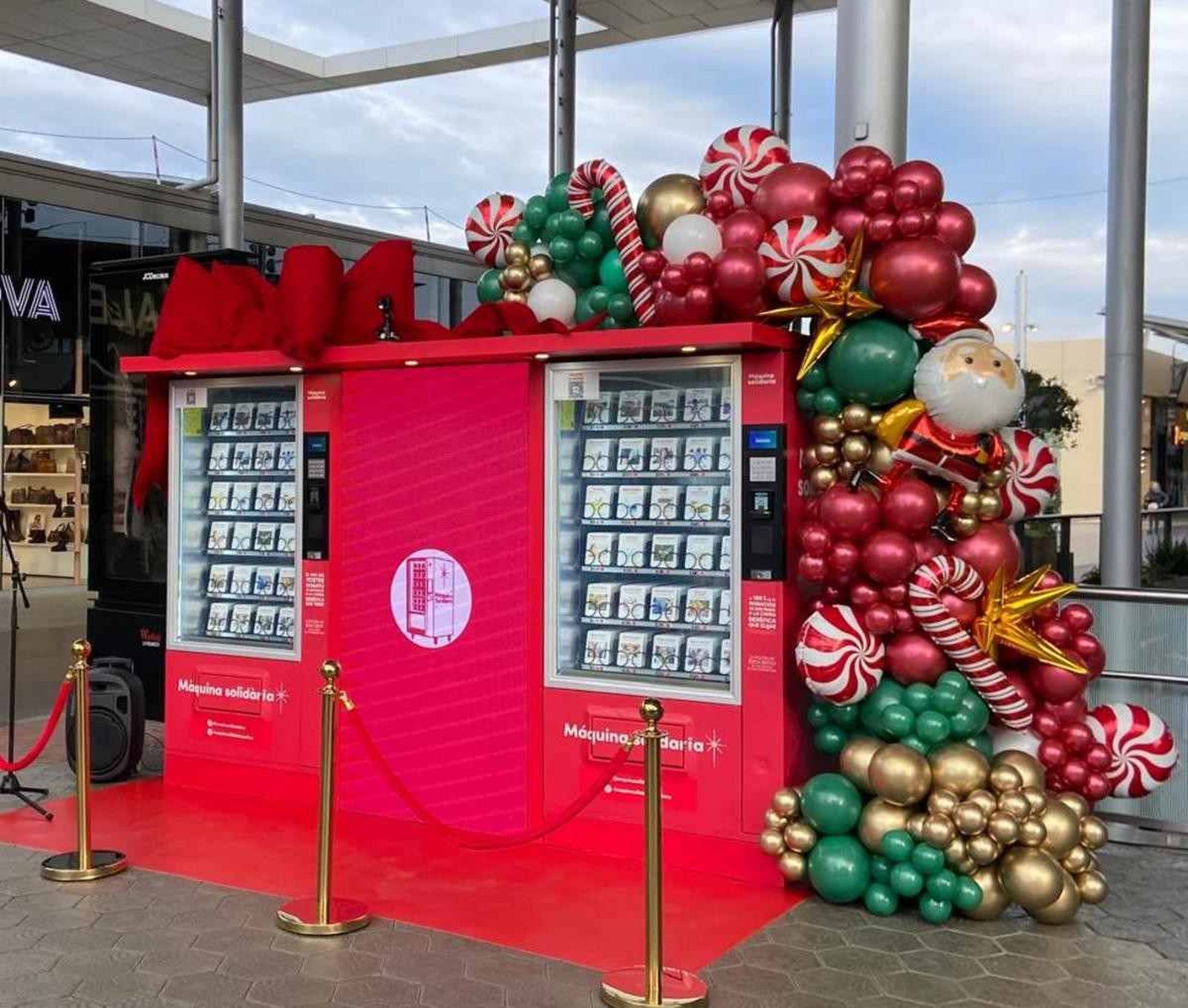 Las 'giving machine' en Barcelona