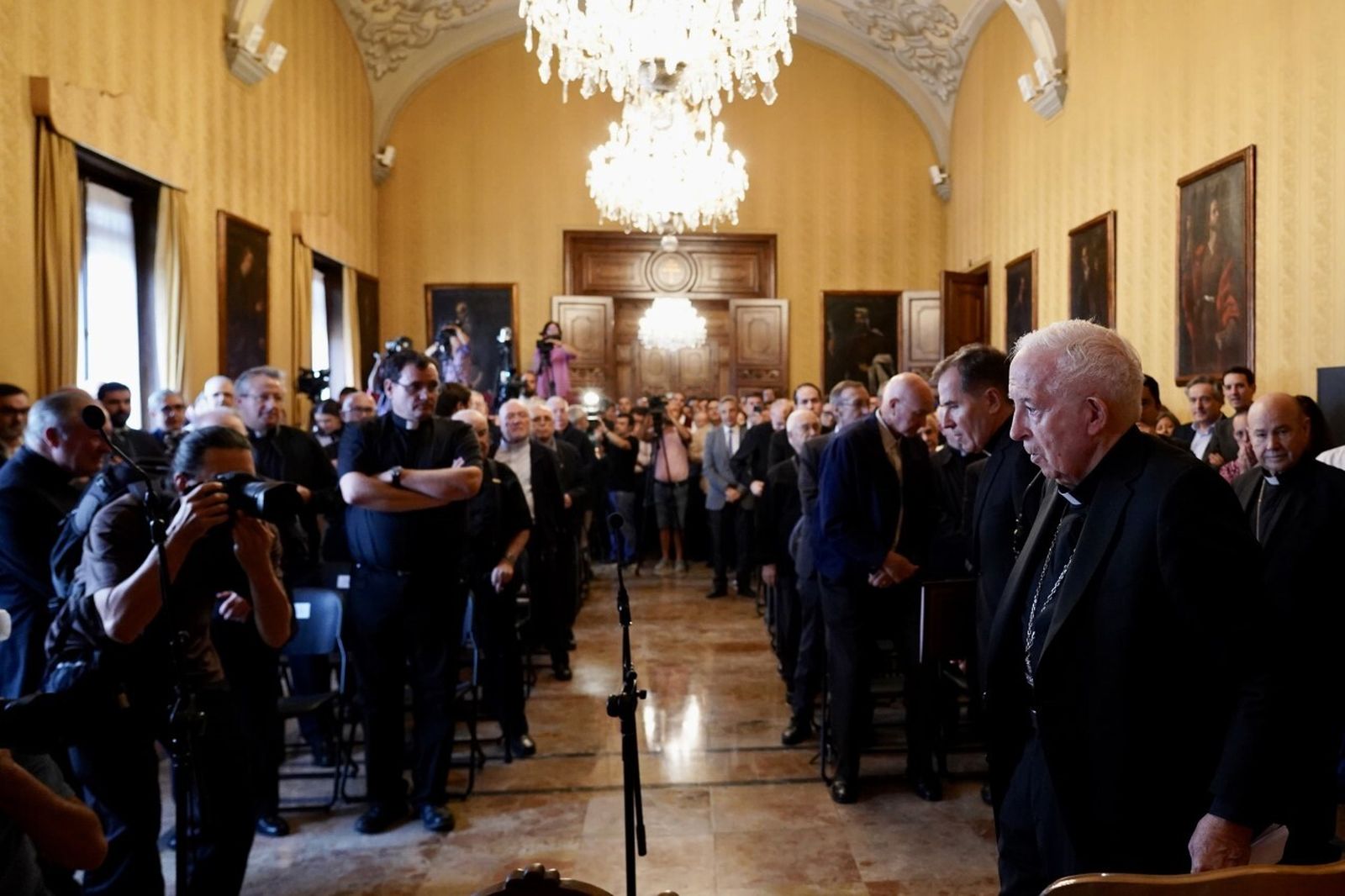 Cañizares, durante su comparecencia