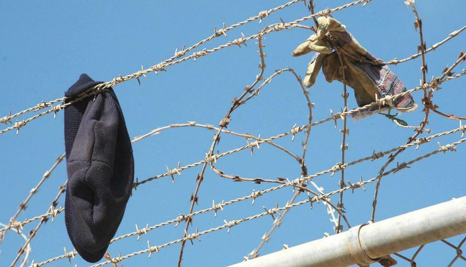 Restos en la frontera sur