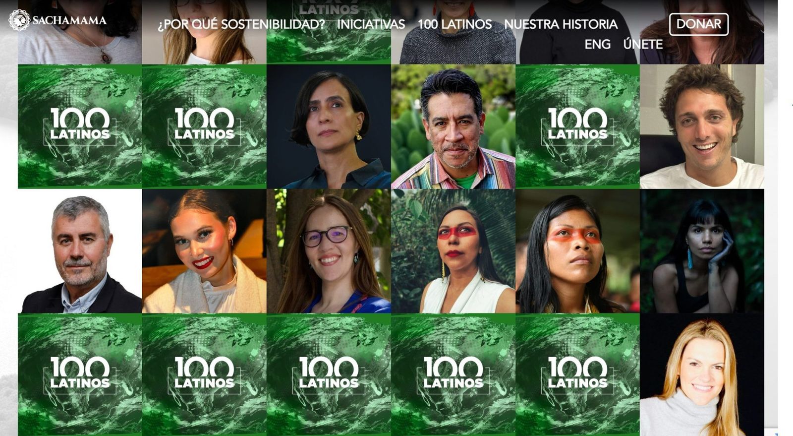 Los 100 latinos 2024 contra la crisis climática