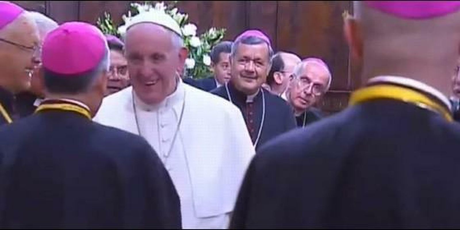 Barros, detrás del Papa