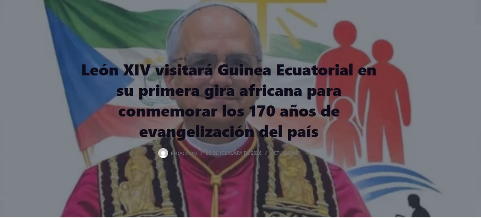 Visita de Leon XIV a GEo