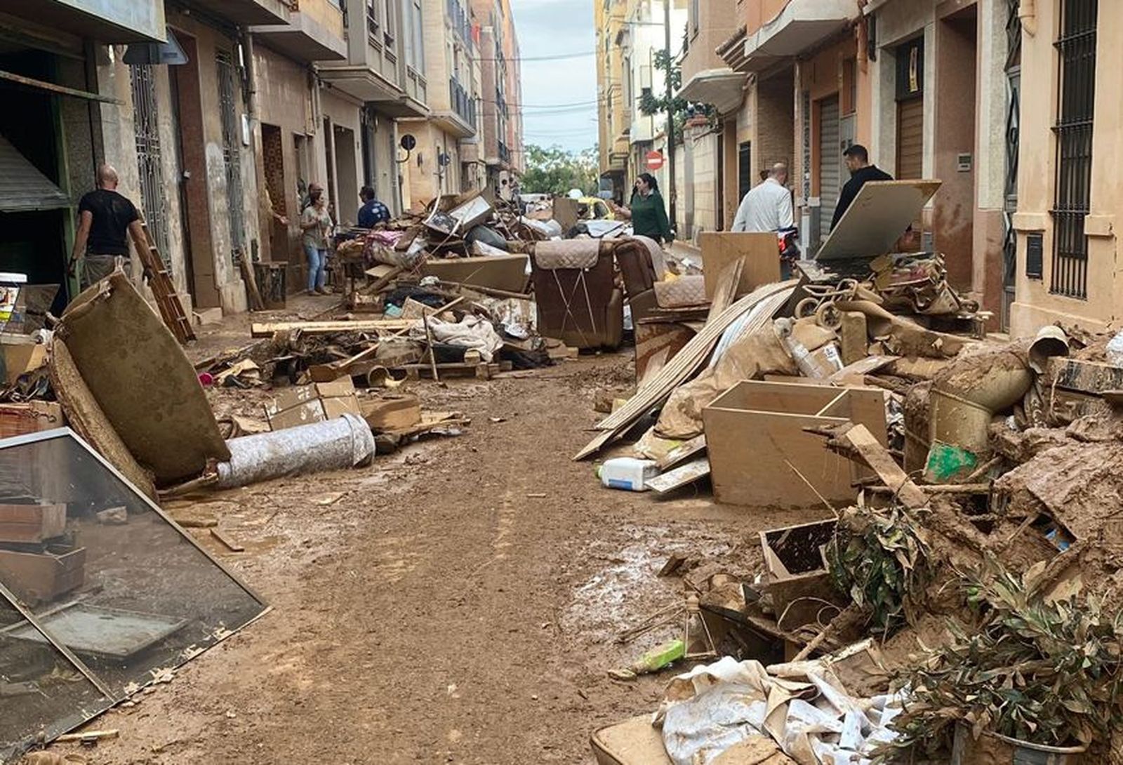 Destrozos de la dana en Carcaixent (Valencia)