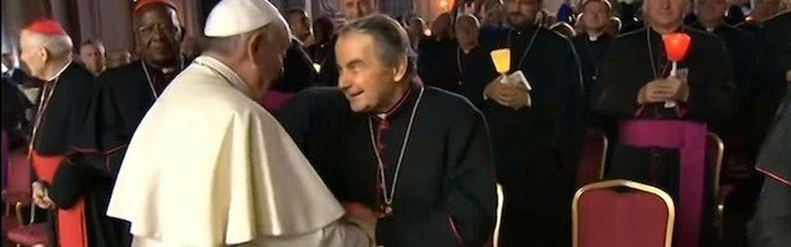 Carlo Caffarra, con el Papa Francisco