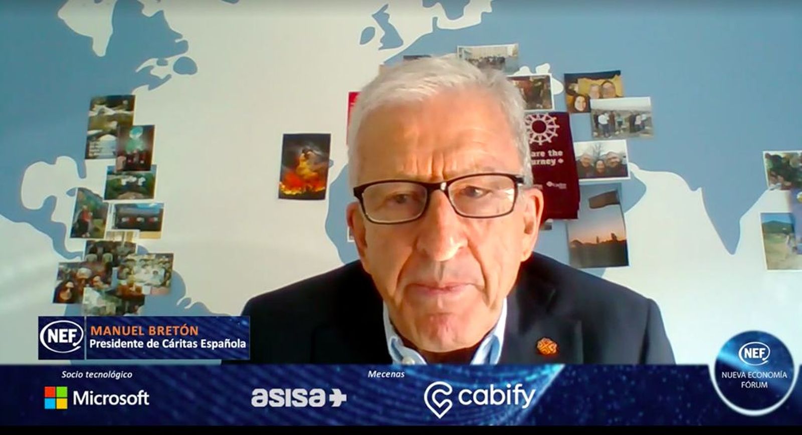 Manuel Bretón, presidente de Cáritas