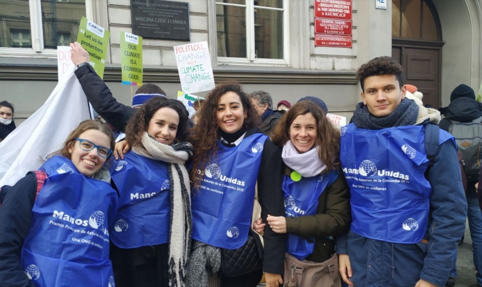 Jóvenes de Manos Unidas, por el clima