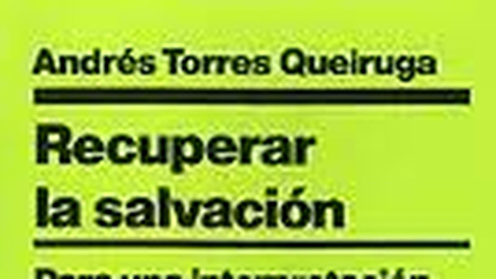 Recuperar la Salvación