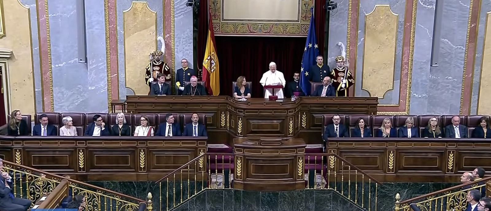 El Papa en las Cortes