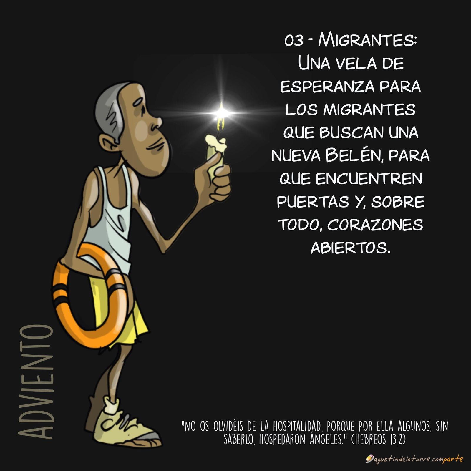 03/24. Una vela de esperanza para los migrantes
