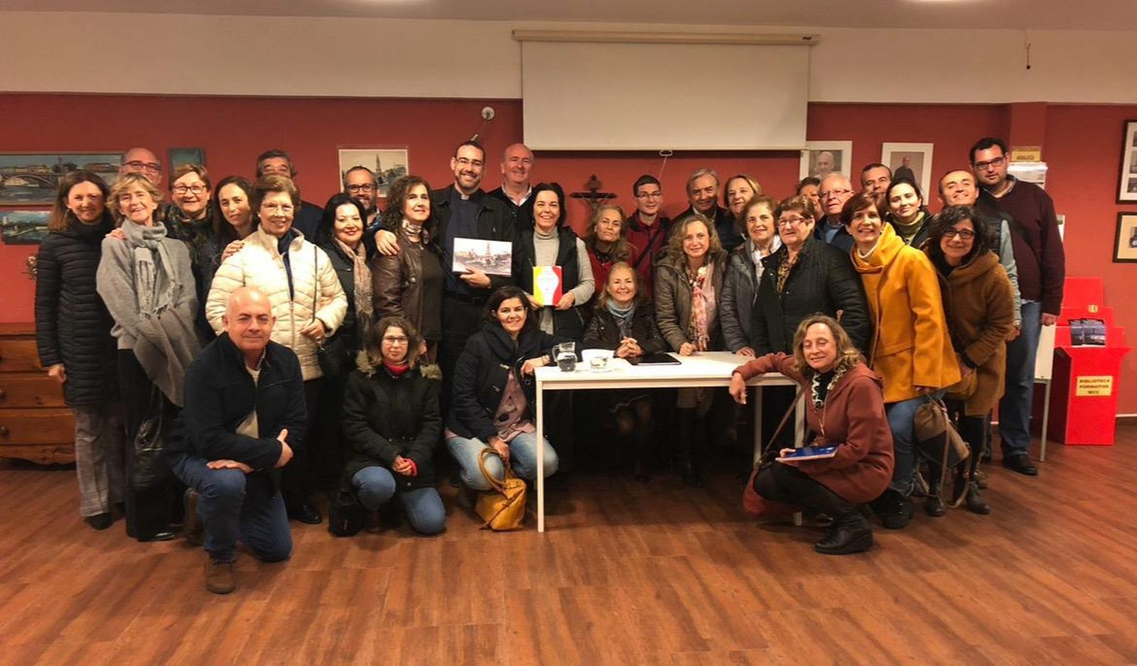 Oscar Díaz en su parroquia