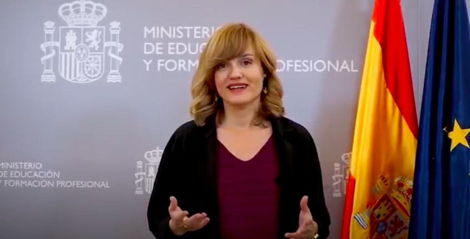 La ministra de Educación, Pilar Alegría