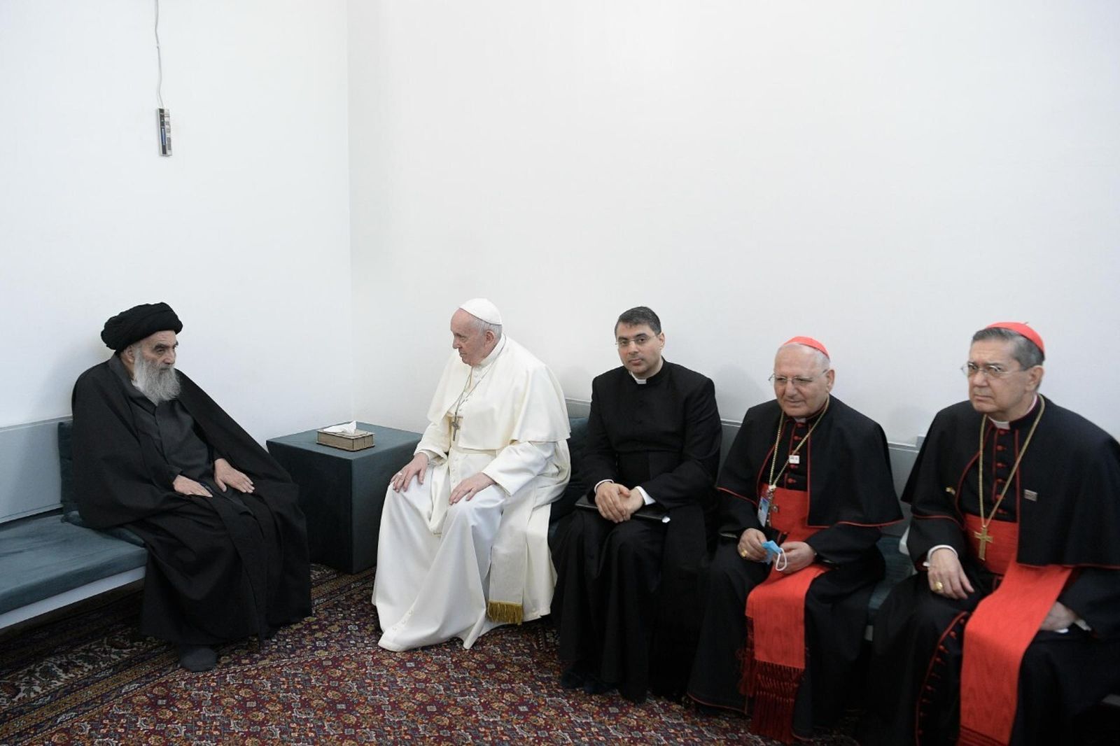 Una imagen para la historia: el Papa Francisco, con Ali Al Sistani