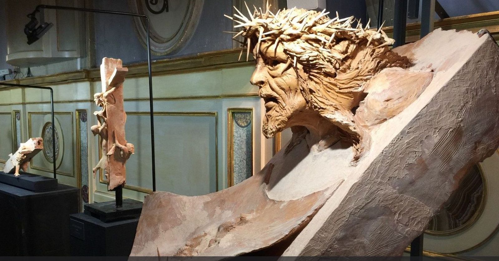 Obras de arte en un museo diocesano