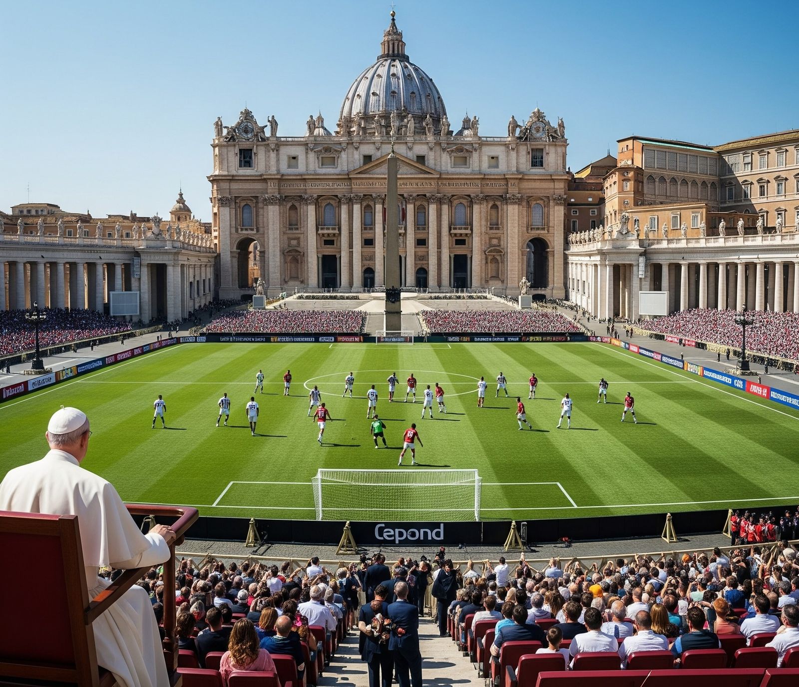 Cuando el Vaticano fue un gran estadio popular