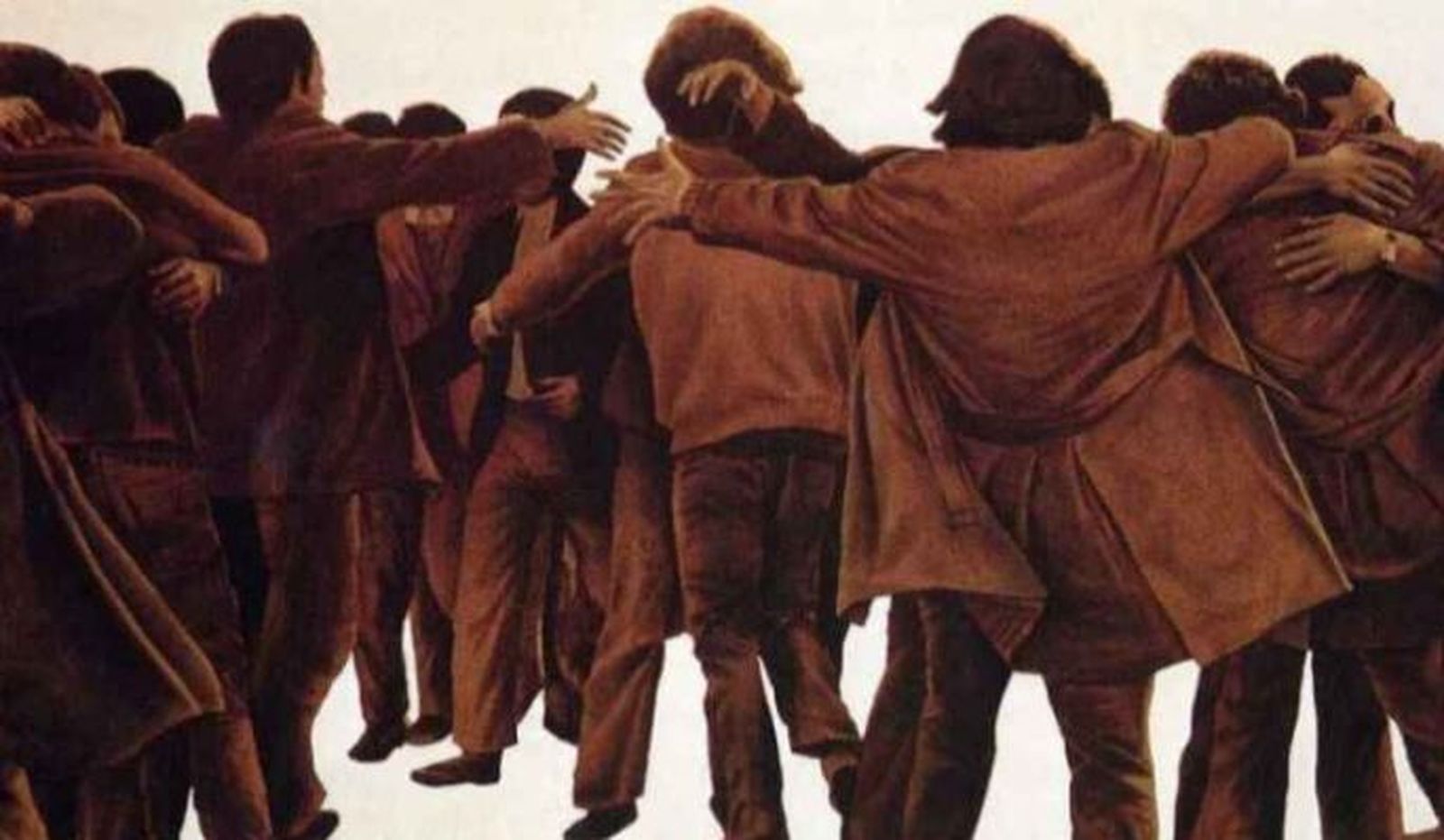 "El abrazo", del recientemente fallecido Genovés