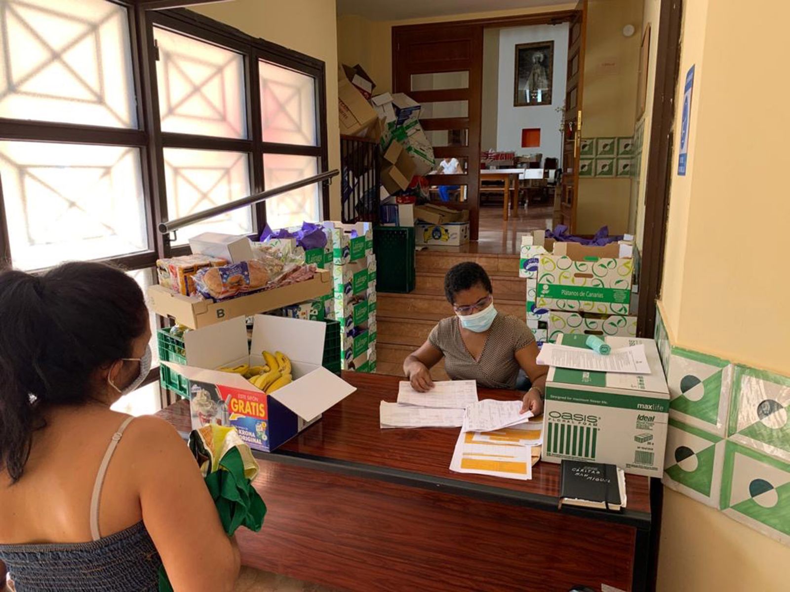 Reparto de alimentos