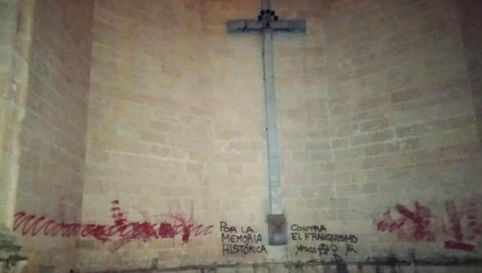 Pintadas en el ábside de la iglesia de San Agustín, en Segovia