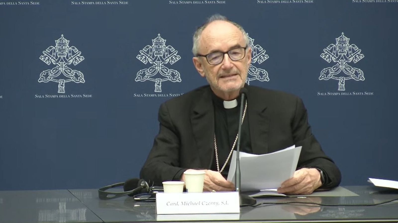 Michael Czerny, durante la presentación de la jornada