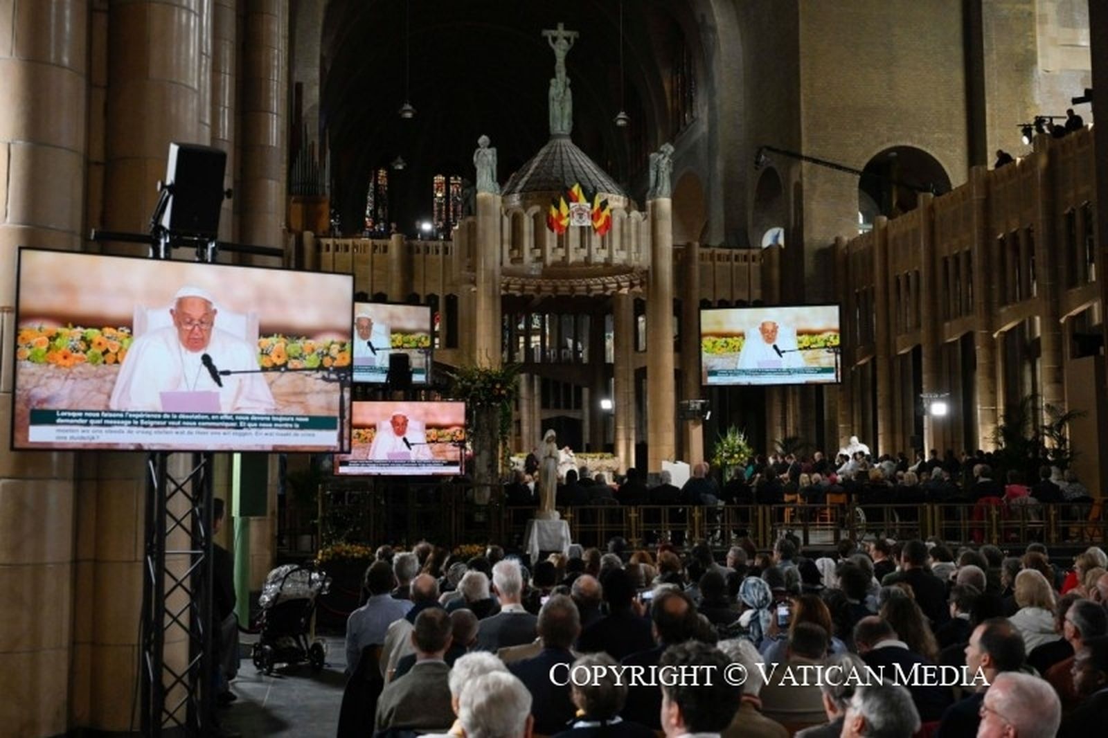 Encuentro del Papa con el clero belga