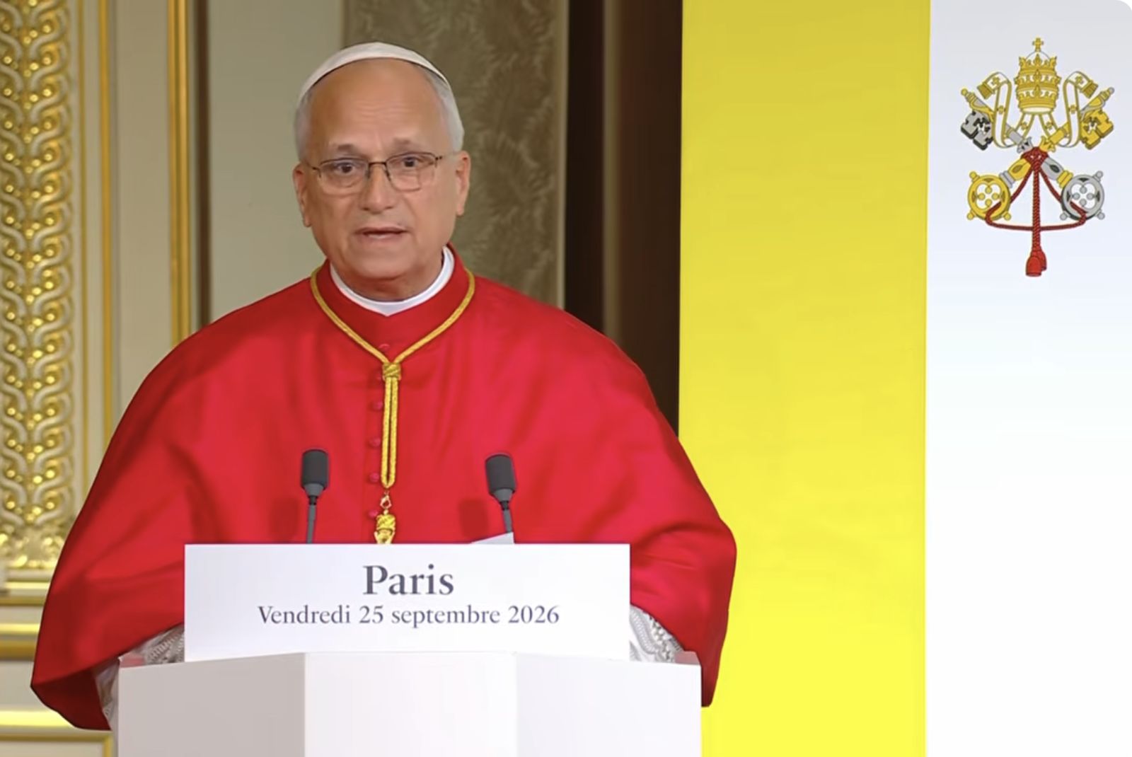 El Papa, en su discurso a las autoridades en su viaje a Francia