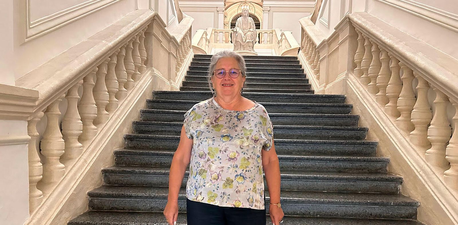 Irmtraud Fisher, en la Universidad de Deusto