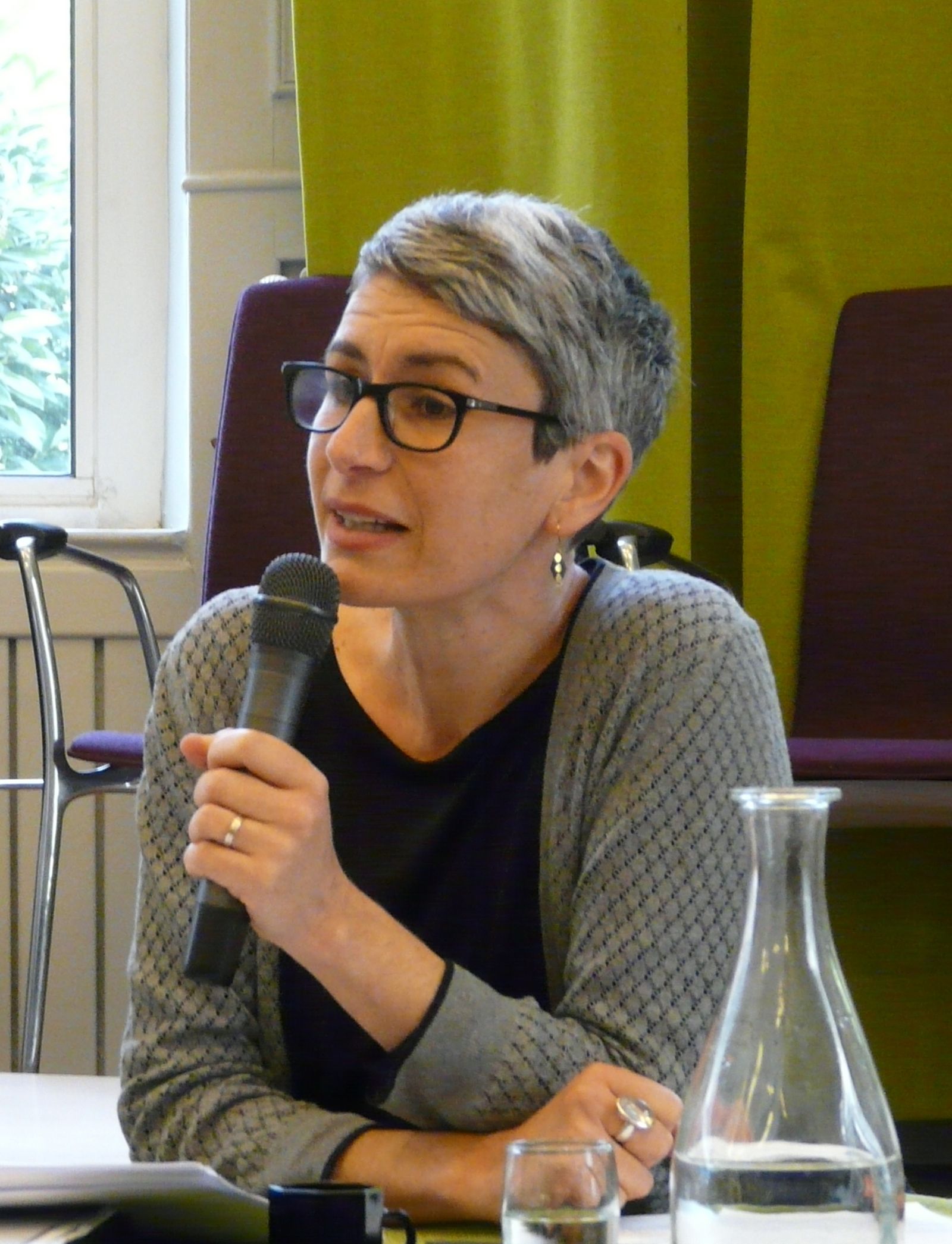 Muller-Colard en el Instituto Protestante de Teología de París, 15 de abril de 2019.