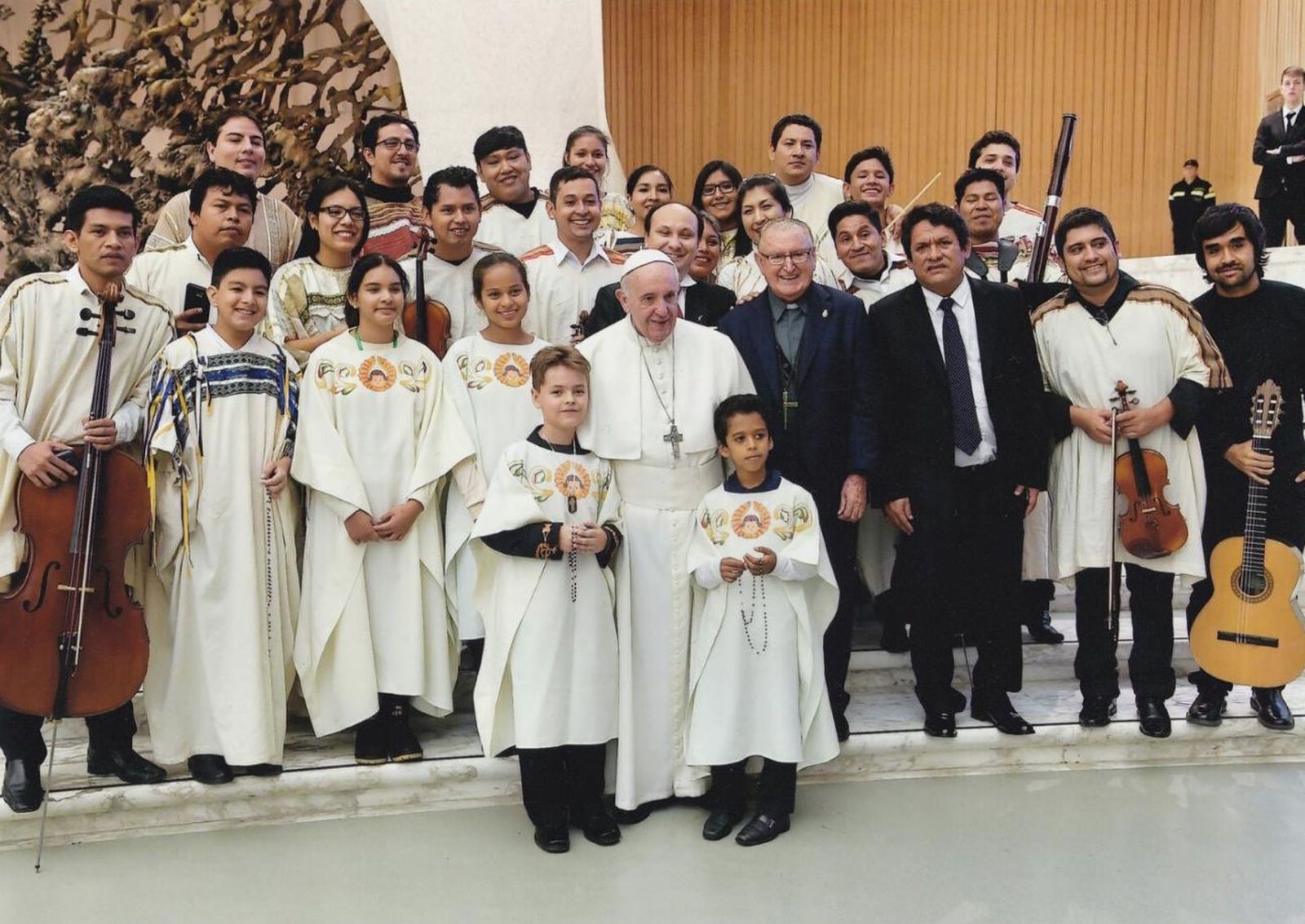 La Orquesta Sinfónica Hombres Nuevos actuó ante el Papa