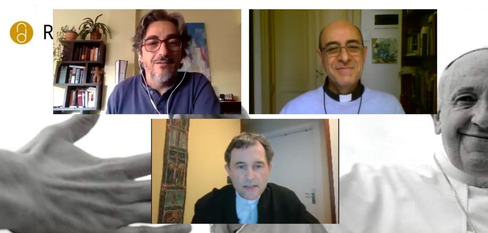 Joseba Segura y Víctor Manuel Fernández, durante el webinar