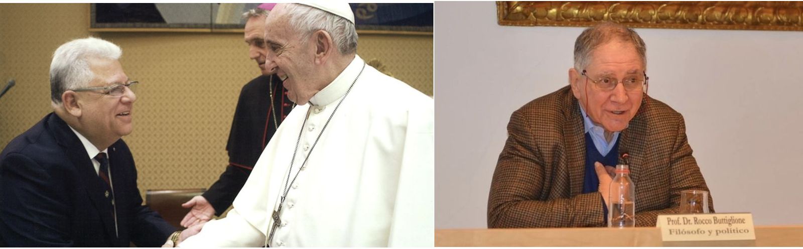 Mario J. Paredes y Rocco Buttiglione