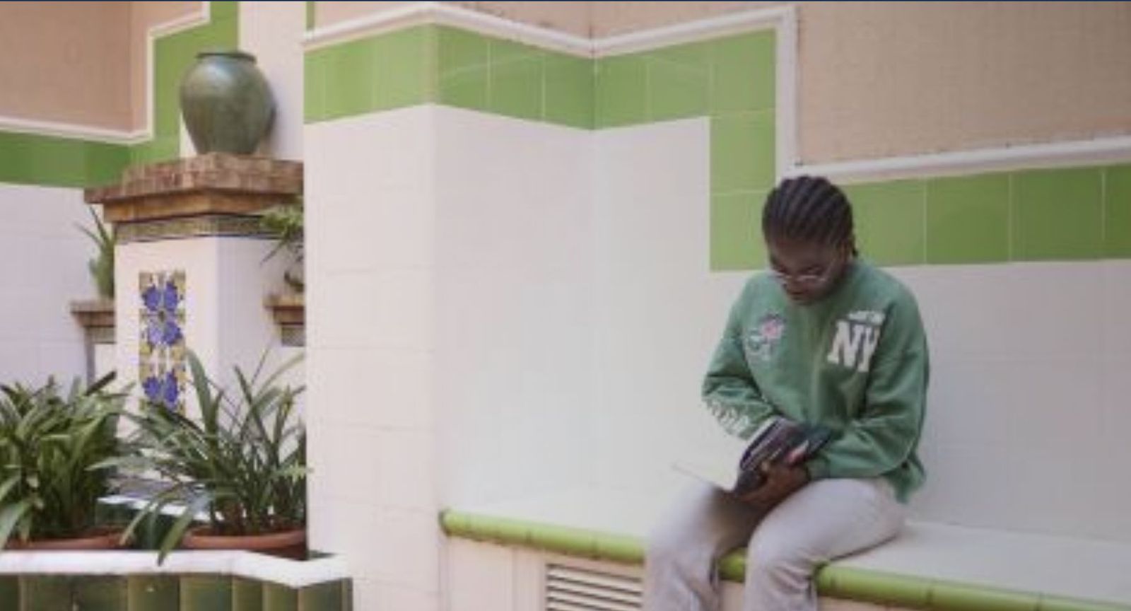 Shara, en la casa donde reside