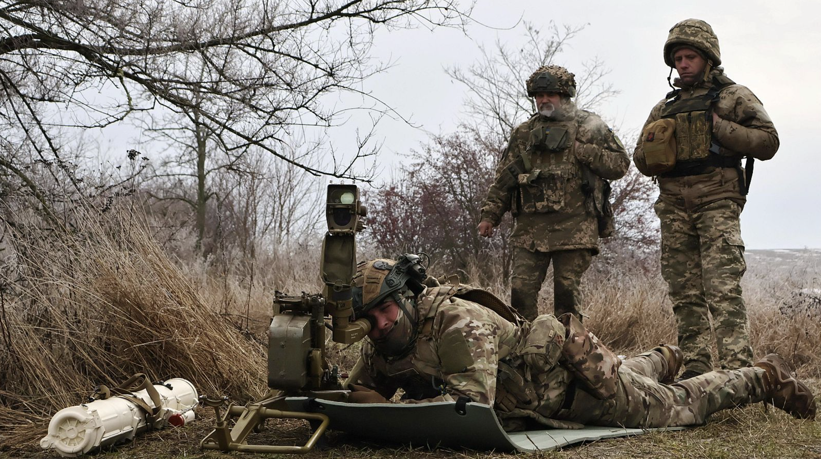 Soldados ucranianos en Zaporiyia