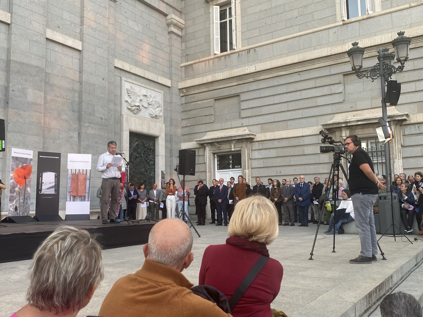 Las víctimas en la catedral